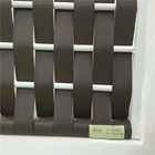 Güçlü Kuvvet Haddeleme Plastik Rattan Malzeme Koyu Kahverengi 30mm% 100 PVC Tedarikçi