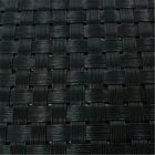 Siyah PVC Mobilya Kumaş, Açık Vinil Kaplı Polyester Hasır Kumaş Tedarikçi