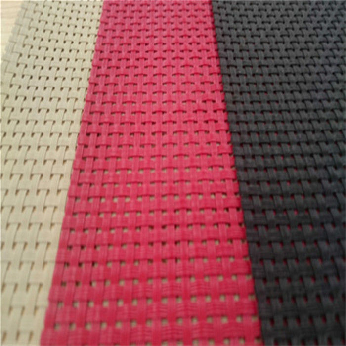 Genişlik 1.4 Metre Tekstil Kumaş / Renkli Su Geçirmez PVC Hasır Kumaş Tedarikçi